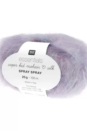 Achat Immédiat Pelote Essentials super kid mohair loves silk spray spray icecream