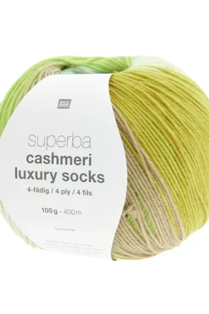 Prix Choc Pelote Rico socks superba cashmeri luxury 4 fils fresh limes
