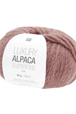 Populaire Pelote Luxury alpaca superfine aran quartz rose