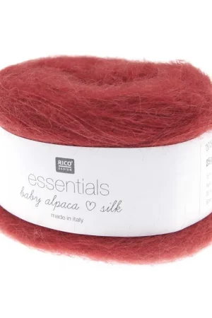 Seulement Aujourd’hui Pelote Essentials baby alpaca loves silk rouge