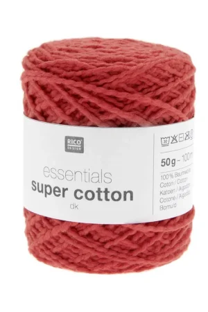 Top Vente Pelote Essentials super cotton dk rouge