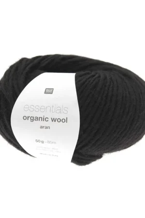 Seulement Aujourd’hui Pelote Essentials organic wool aran noir