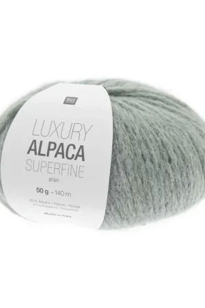 Satisfait Ou Remboursé Pelote Luxury alpaca superfine aran menthe