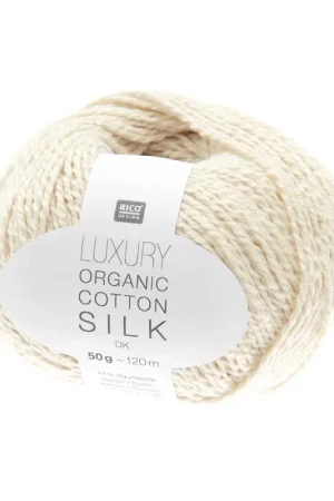Réduction Pelote Luxury organic cotton silk dk crème