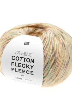 Soldes Pelote Creative cotton flecky fleece dk orange