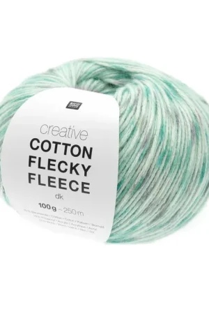 Satisfait Ou Remboursé Pelote Creative cotton flecky fleece dk turquoise