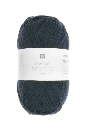Vente Directe Pelote Essentials fine fine merino bleu marine