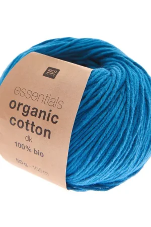 Produit De Marque Pelote Essentials organic cotton dk bleu ciel