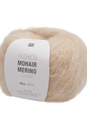 Super Prix Pelote Fashion mohair merino chunky écru