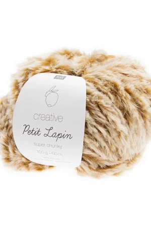 Prix Promo Pelote Creative petit lapin super chunky moutarde
