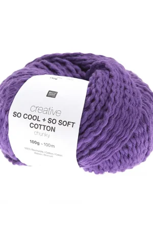 Remise Pelote Creative so cool + so soft cotton chunky lilas