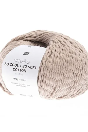 Promotion Pelote Creative so cool + so soft cotton chunky poudre