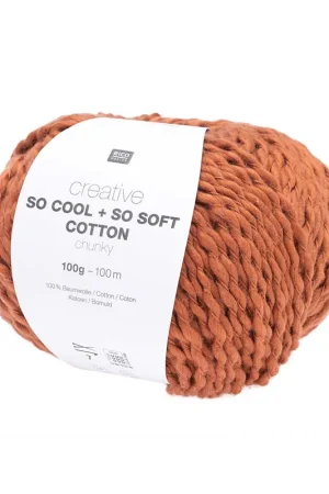 Tendance Pelote Creative so cool + so soft cotton chunky brun