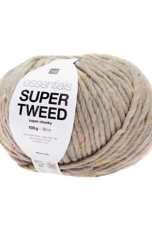 Prix Bas Pelote Essentials super tweed super chunky gris