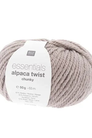 Solde Pelote Essentials alpaca twist chunky gris