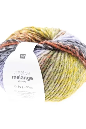 Tendance Pelote Creative melange chunky orange-jaune