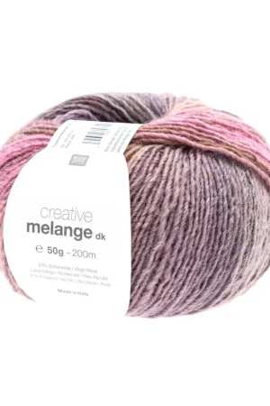 Top Vente Pelote Creative melange dk lilas-bleu pétrole