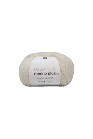 Top Qualité Pelote Essentials merino plus dk crème