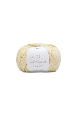 Usine Directe Pelote Fashion silk blend dk jaune pastel