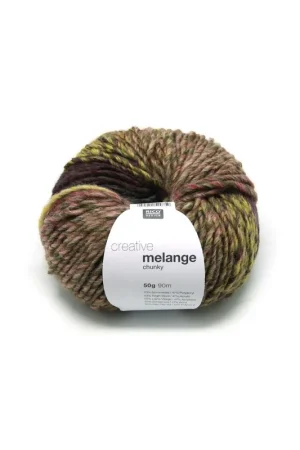 Vente Directe Pelote Creative melange chunky saumon-olive