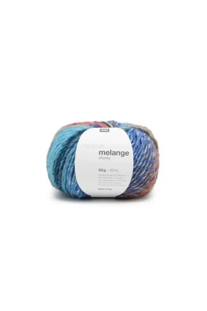 Prix Réduit Pelote Creative melange chunky turquoise-magenta