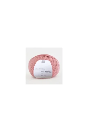 Tendance Pelote Essentials soft merino aran rose bonbon