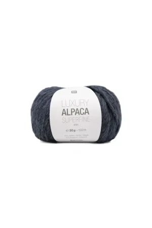 Usine Directe Pelote Luxury alpaca superfine aran bleu