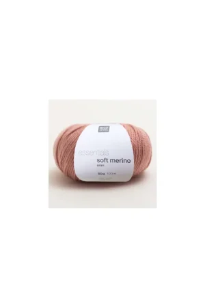Vente Flash Pelote Essentials soft merino aran vieux rose