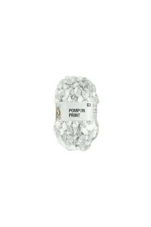 Prix Bas Pelote Creative pompon print gris-blanc