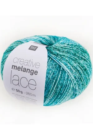 Réduction Pelote Creative melange lace turquoise mix
